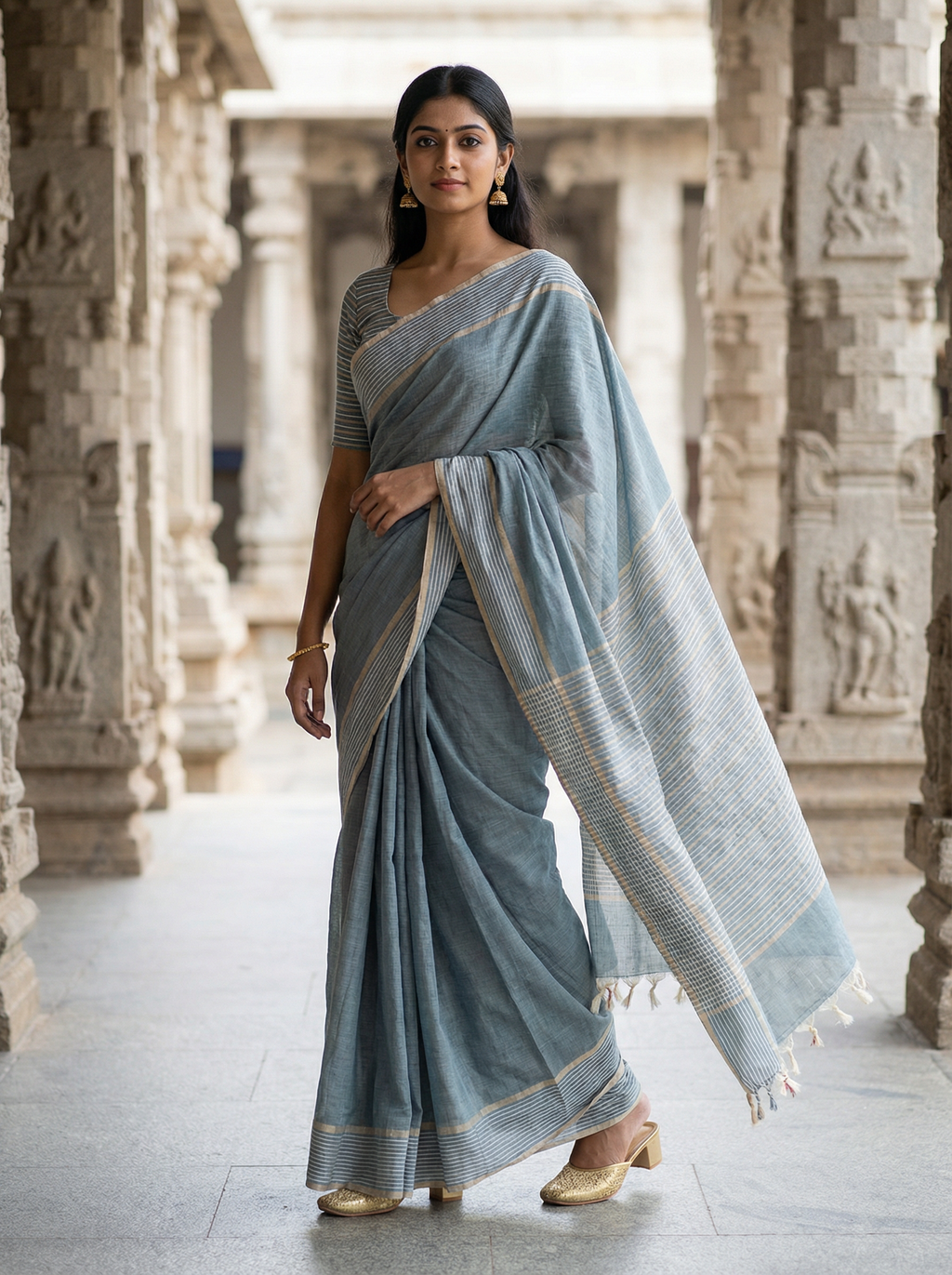 Pure Cotton Saree