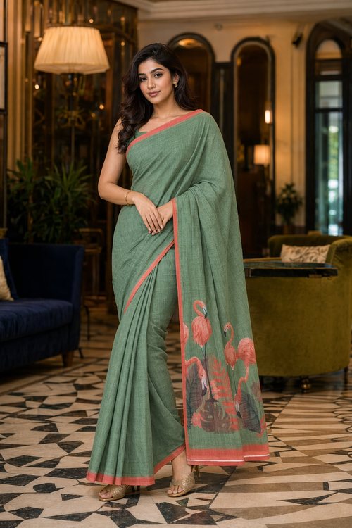 Cotton Saree for Office Wear